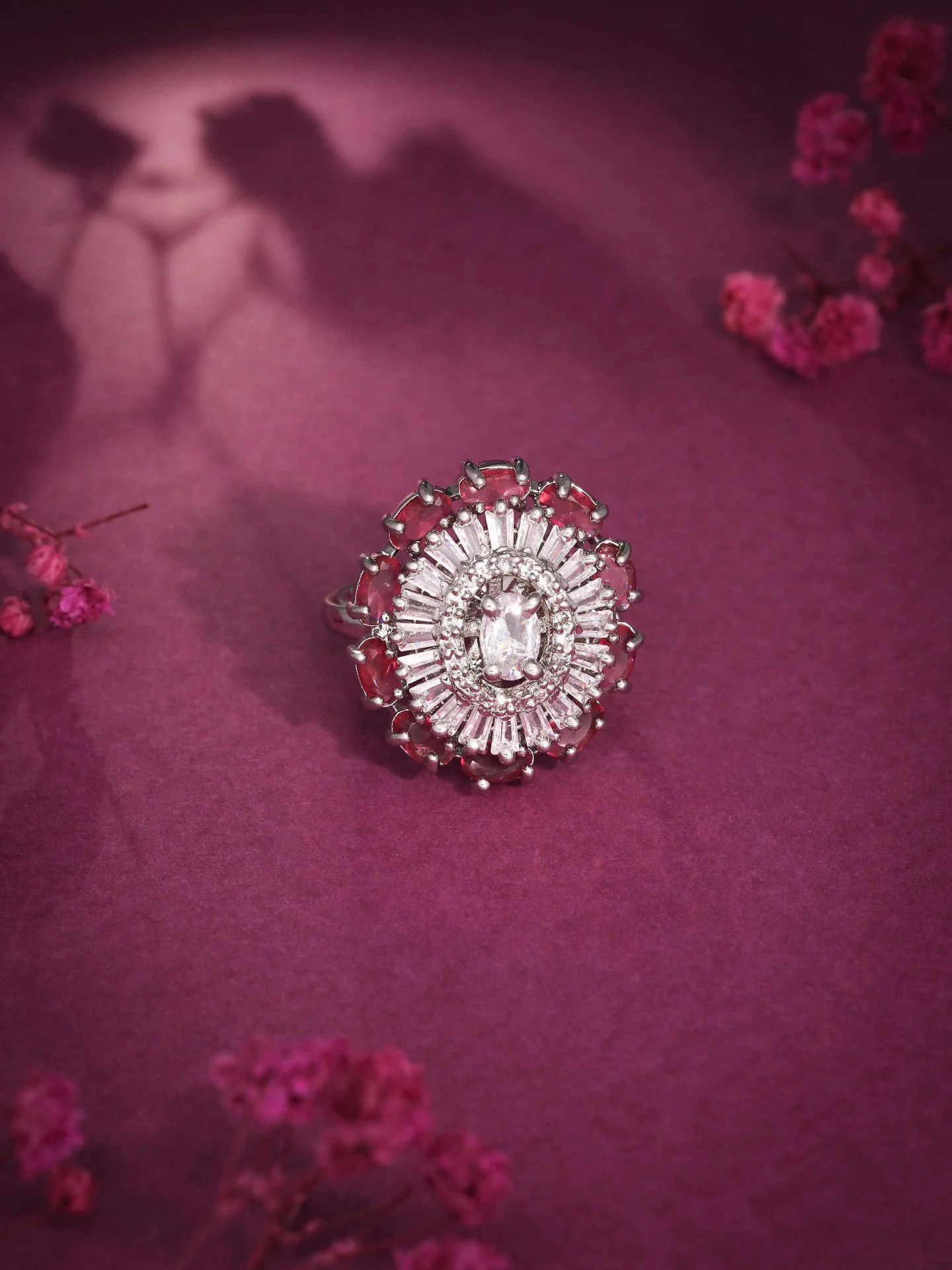 Luxury Silver Fashion Ring