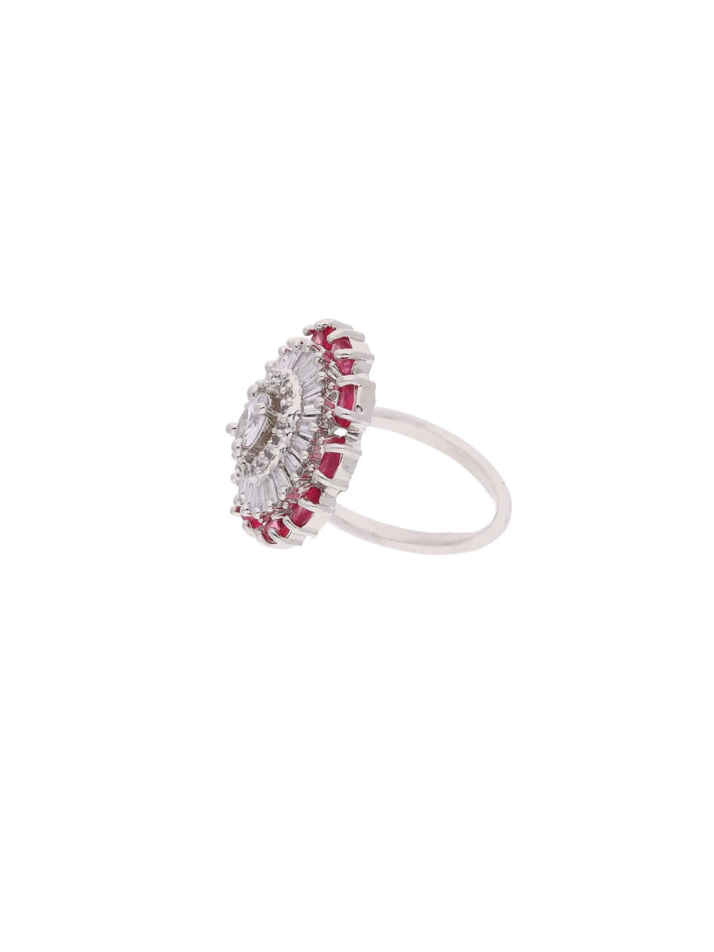 Luxury Silver Fashion Ring - Image 3