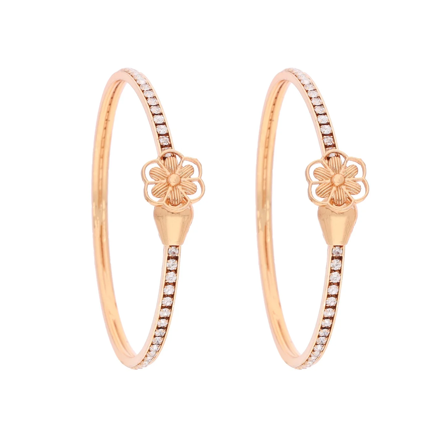 Modern Gold Open Bracelet - Image 6