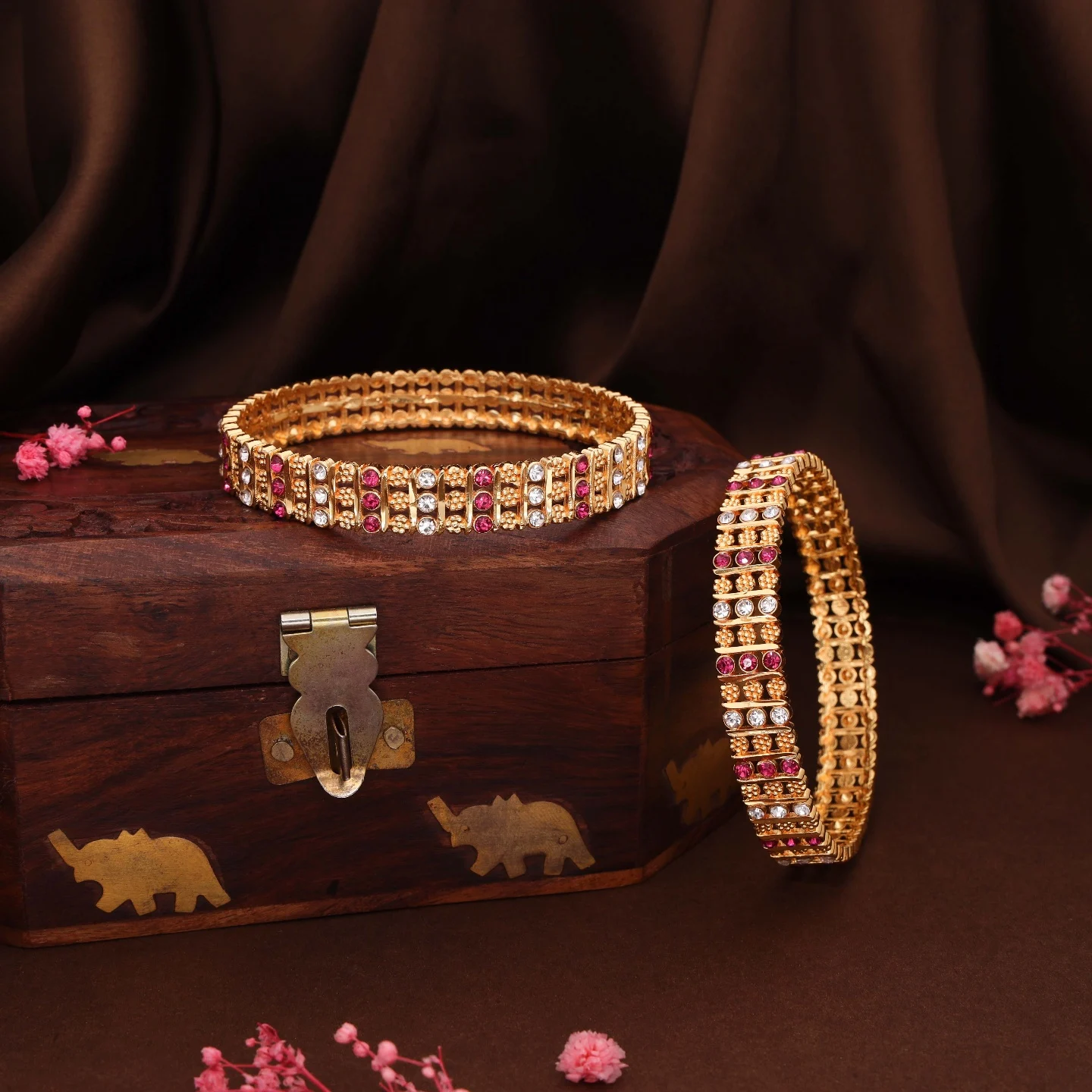 Premium Designer Gold Bangles - Image 4