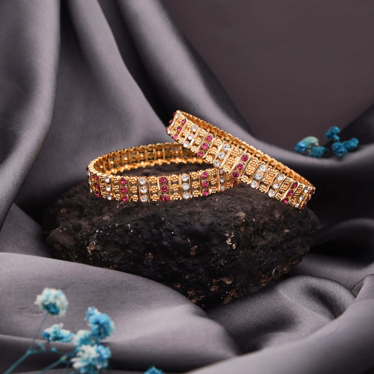 Premium Designer Gold Bangles - Image 2