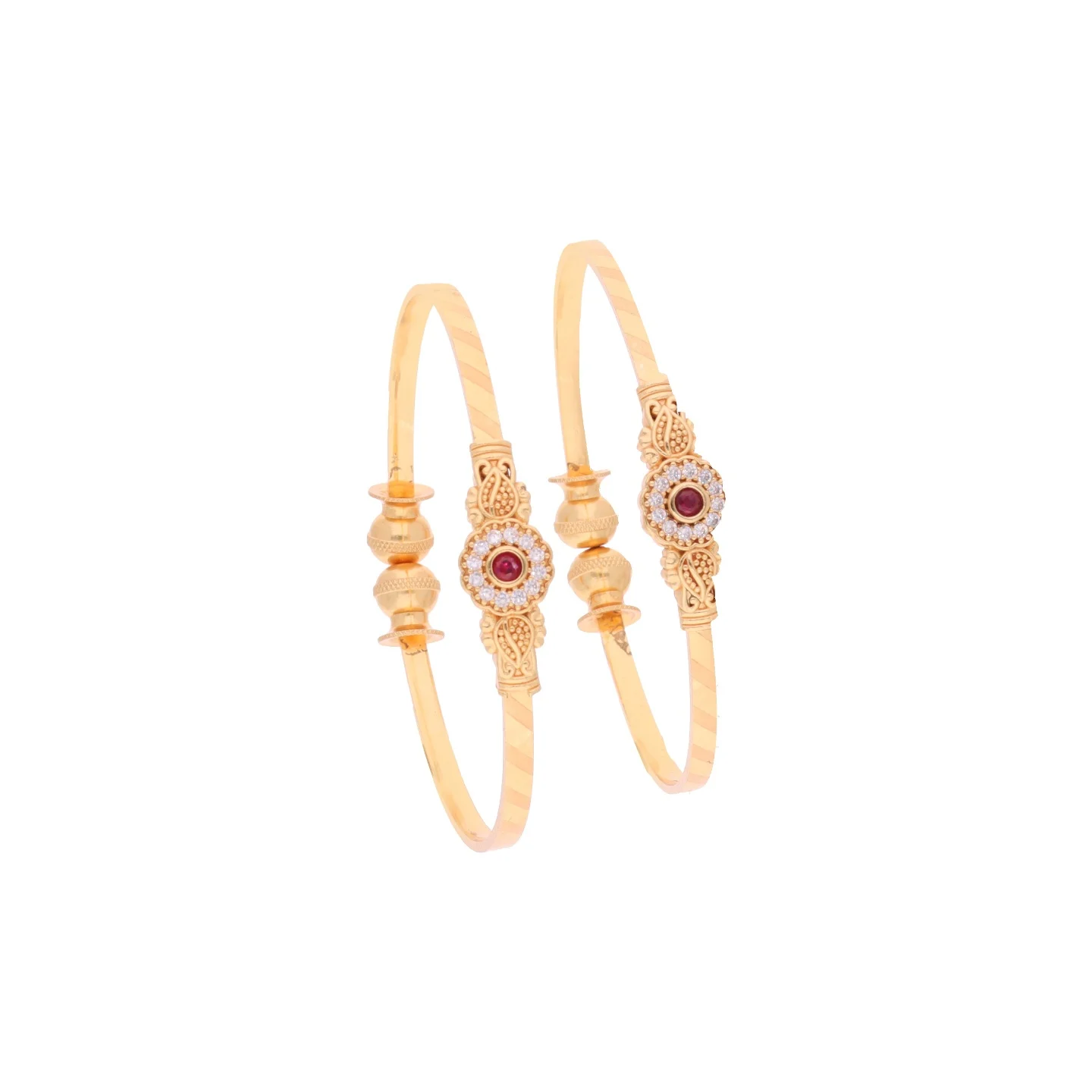 Luxury Oval Gold Bangle - Image 5