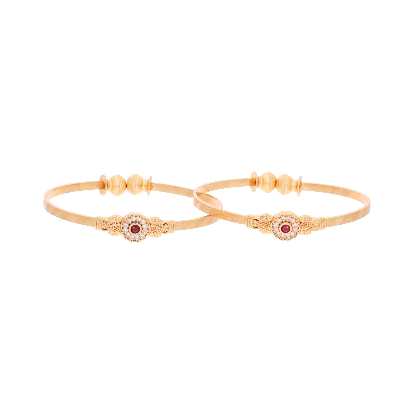 Luxury Oval Gold Bangle - Image 6