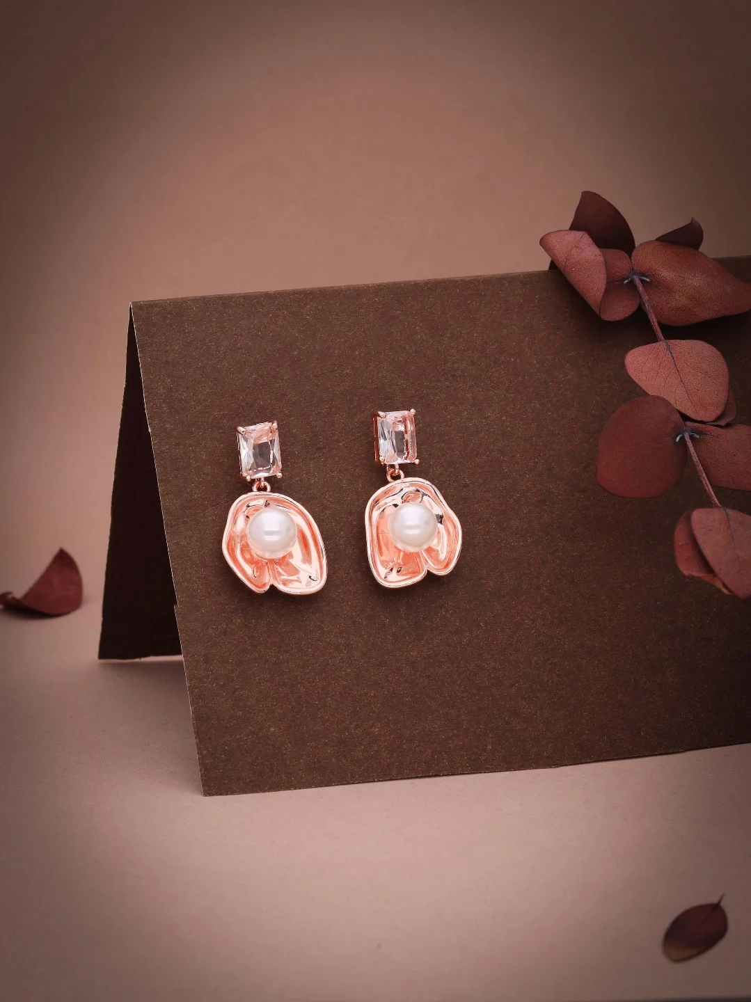Party Wear Heart Studs - Image 2