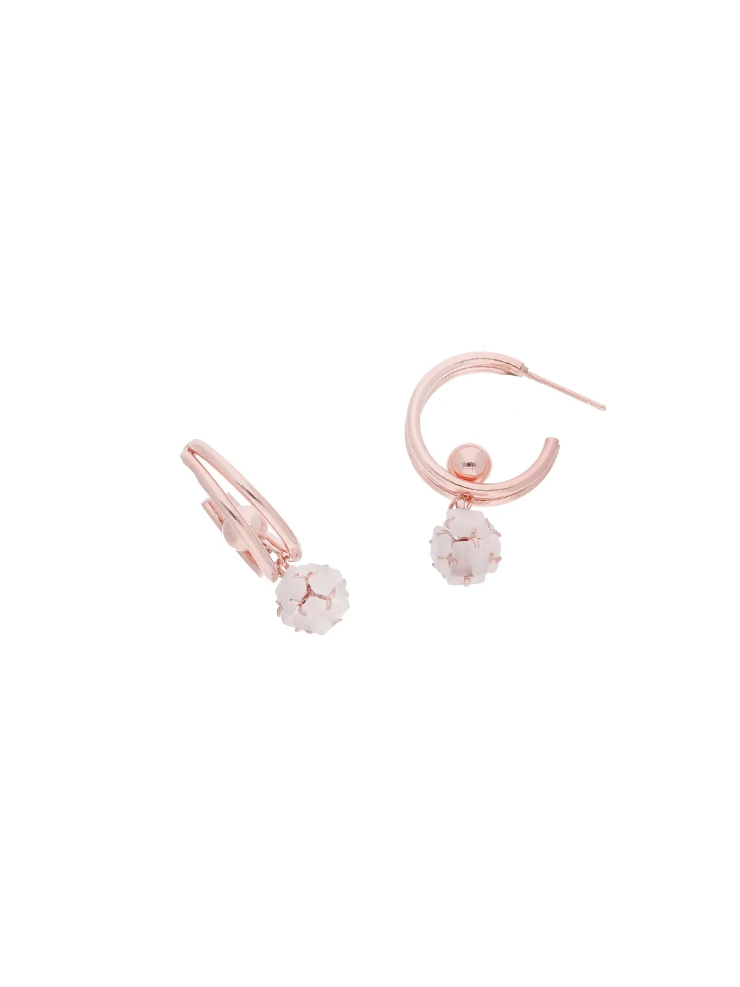 Luxury Double Hoop Studs - Image 3