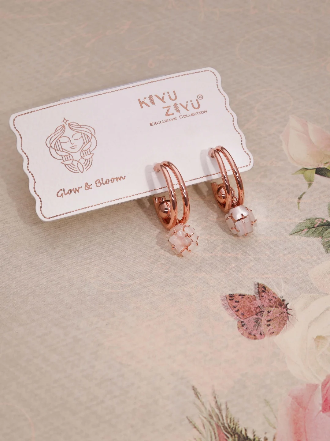 Luxury Double Hoop Studs - Image 2