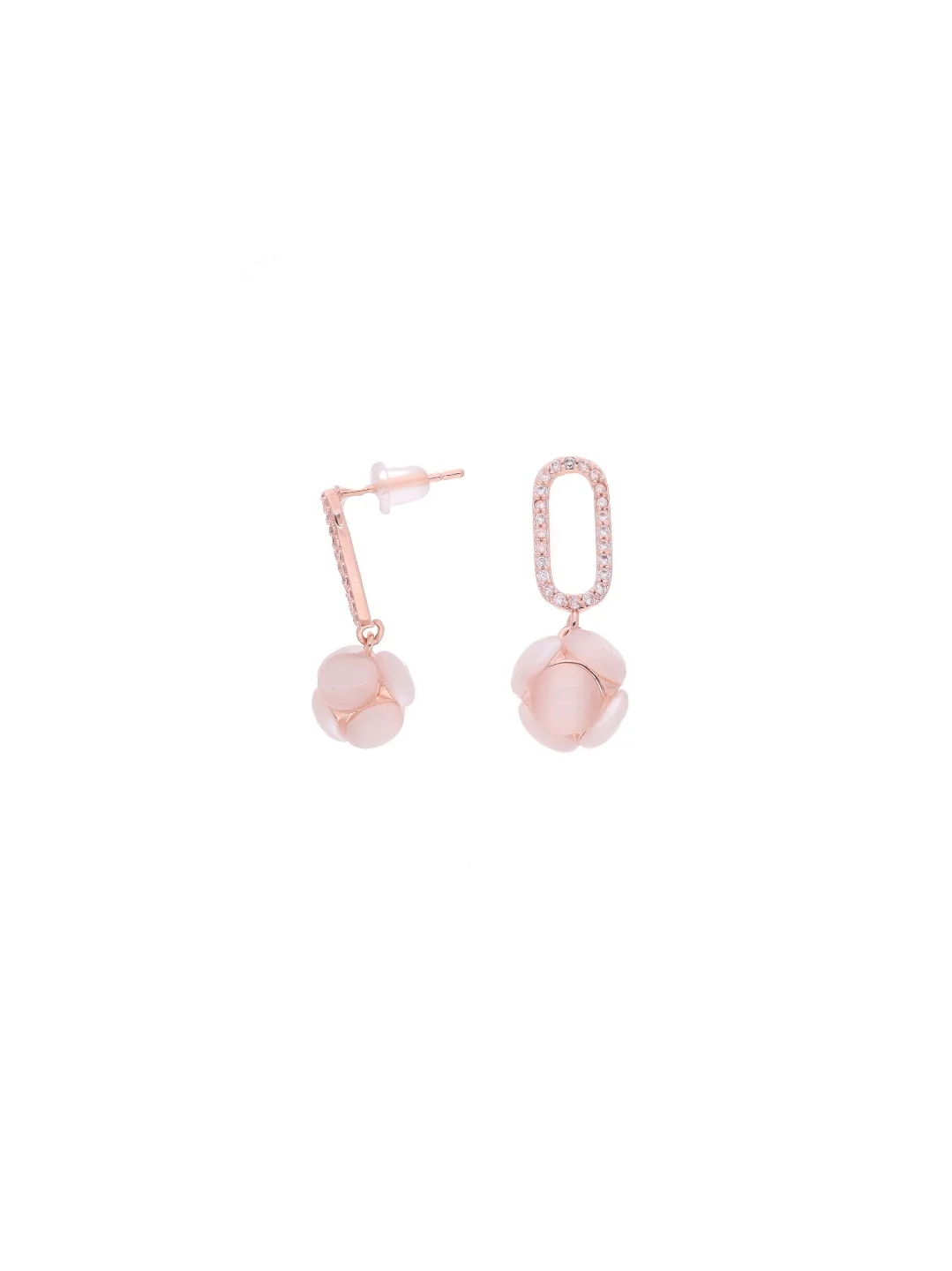 Signature Rose Gold Earrings - Image 4