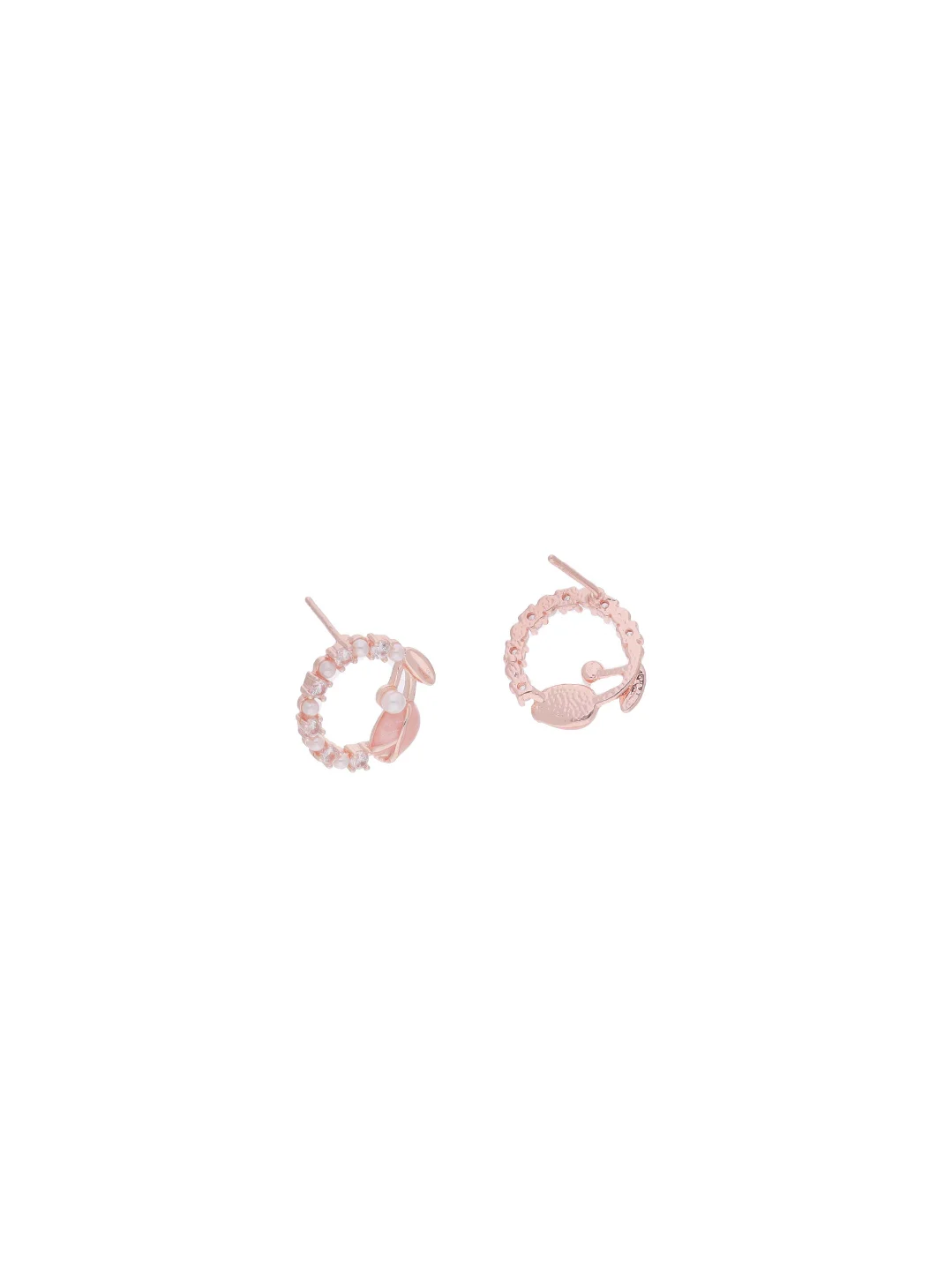 Circle Charm Earrings - Image 3