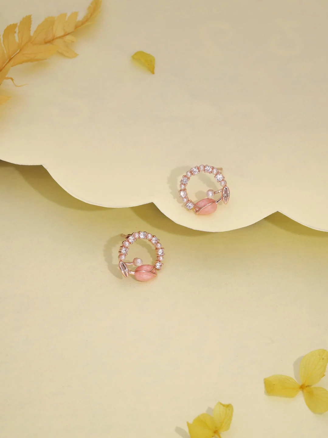 Circle Charm Earrings