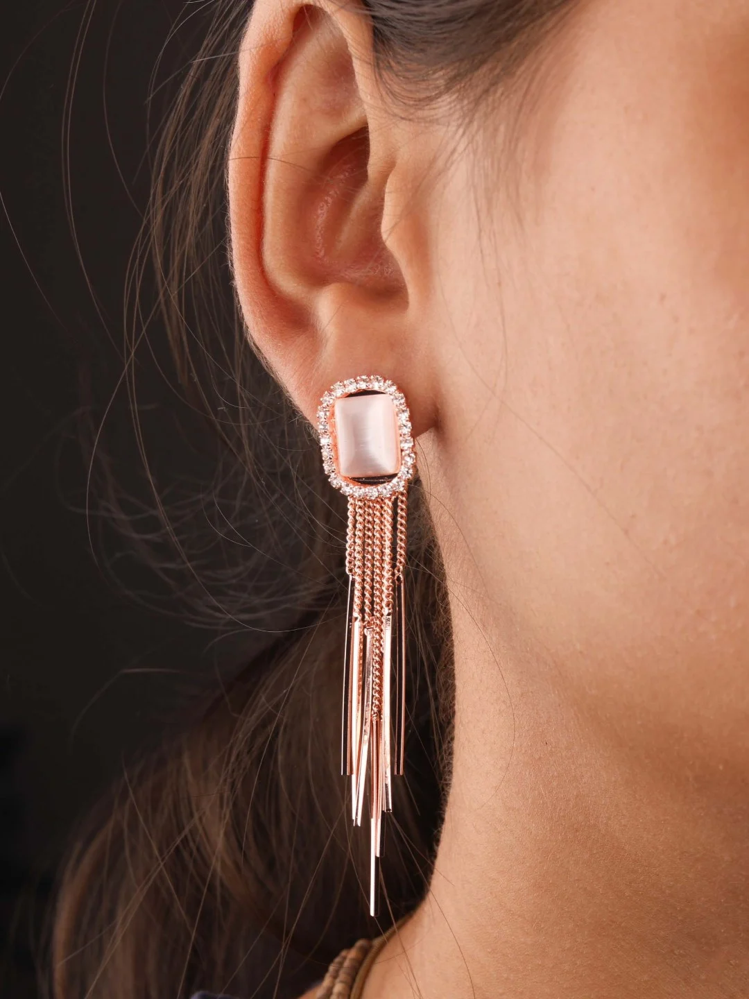 Party Sparkle Stud Earrings - Image 2