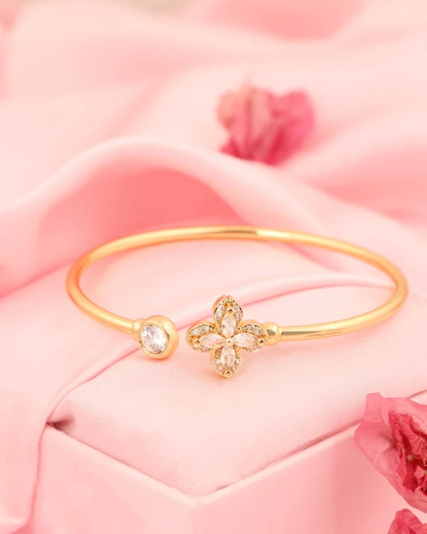 Gold Stone Accent Bracelet