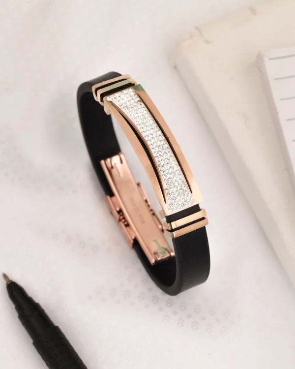 Contemporary Rose Gold Bracelet