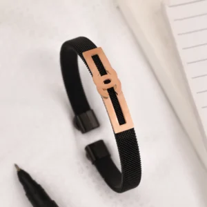 Modern Rose Gold Wrist Bracelet