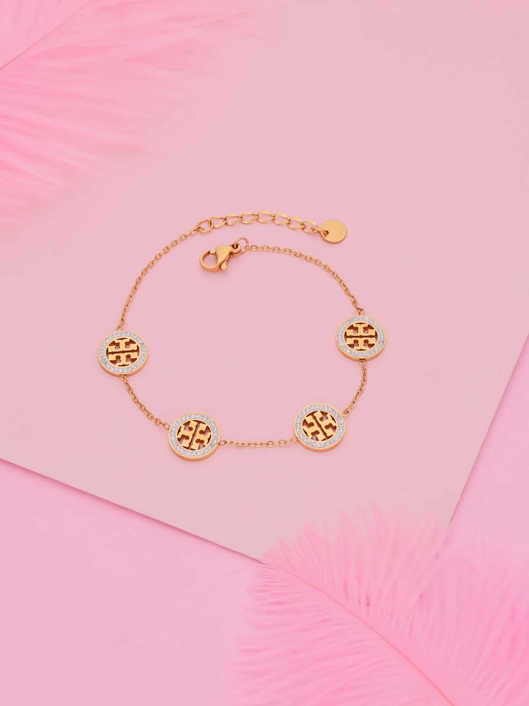 Premium Gold Herringbone Bracelet - Image 2