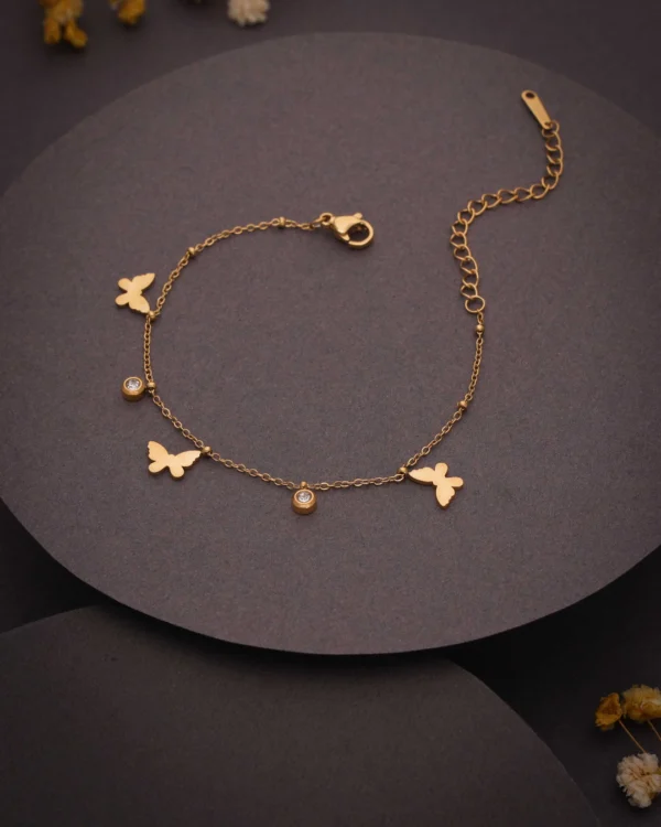 Luxury Gold Stone Bracelet