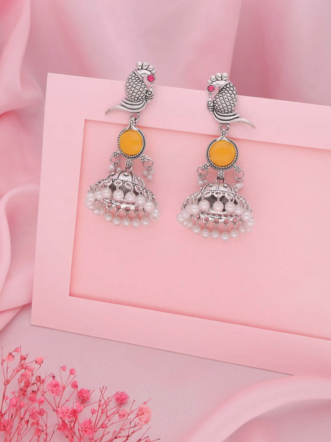 Traditional Dangling Jhumkas - Image 3