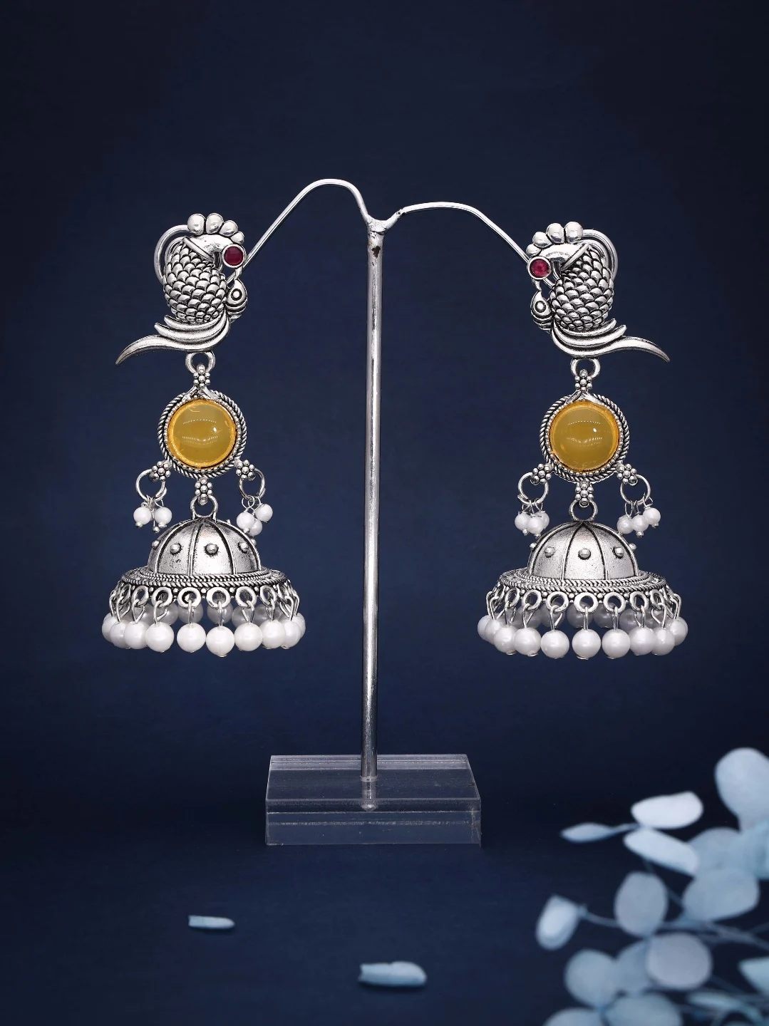 Traditional Dangling Jhumkas - Image 2