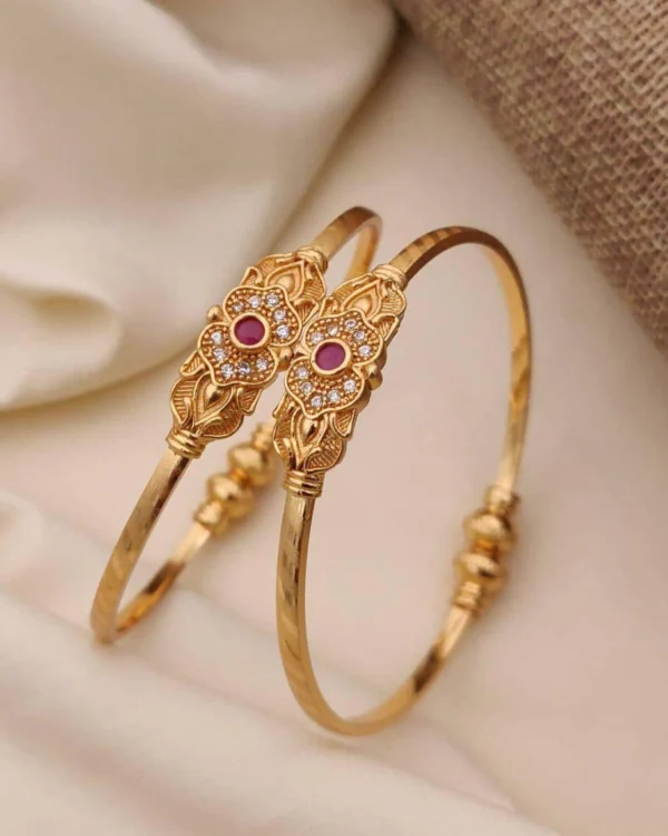 Premium Gold Open Bangle