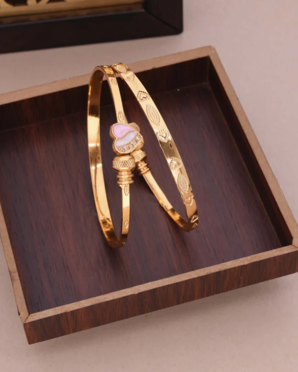 Designer Open Gold Bracelet