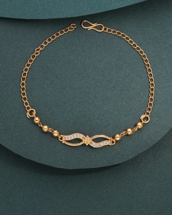 Stylish Rose Gold Chain Bracelet