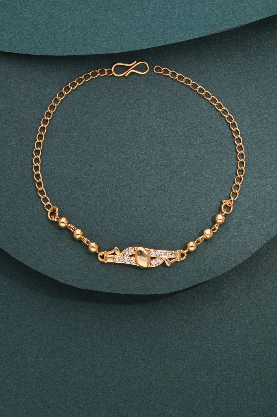 Stylish Rose Gold Chain Bracelet
