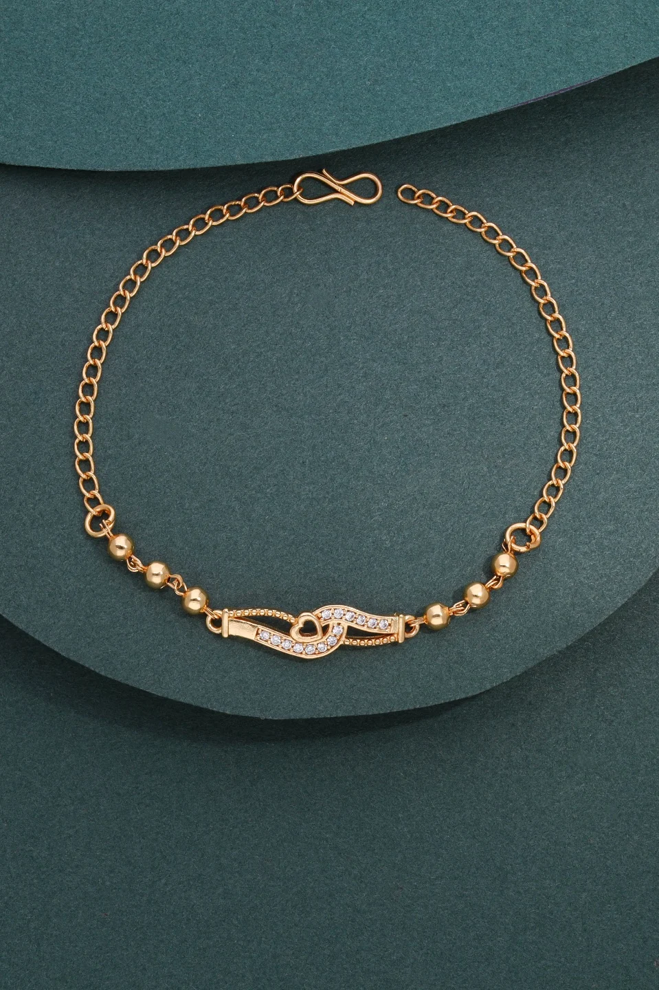 Luxury Heart Bead Bracelet