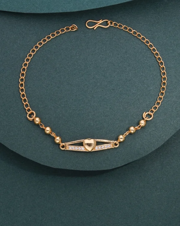 Fashion Heart Link Bracelet