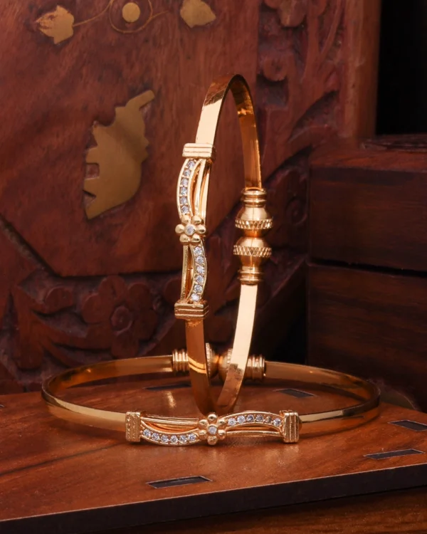 Gold Plated Designer Bangle