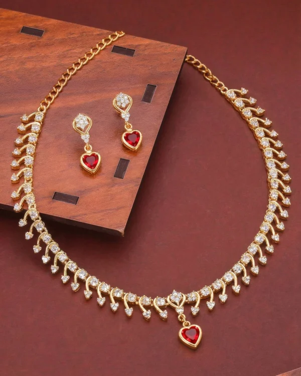 Sparkle Gold Necklace Set