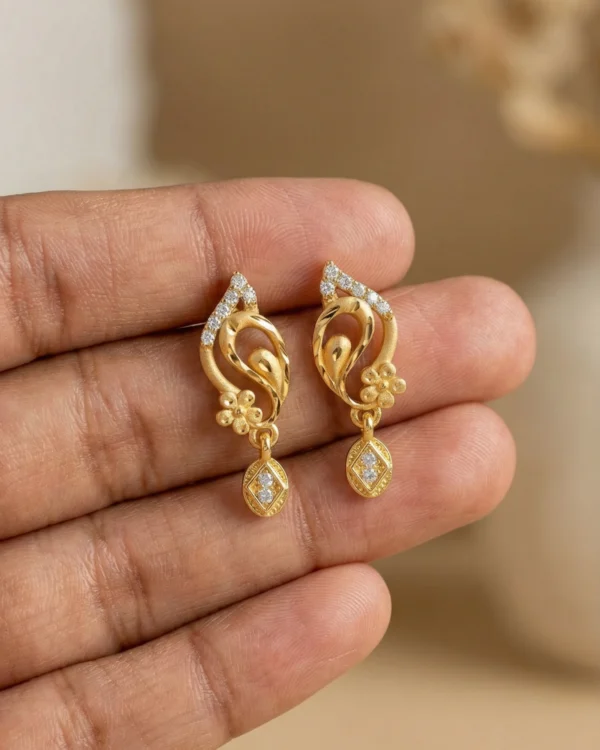 Stylish Gold Earrings