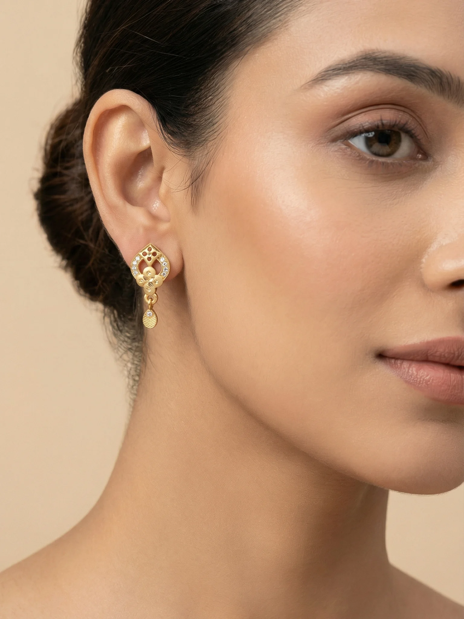 Golden Charm Earrings - Image 2