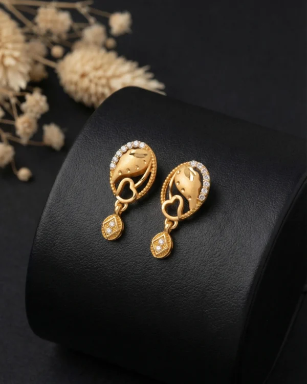 Stylish Gold Earrings