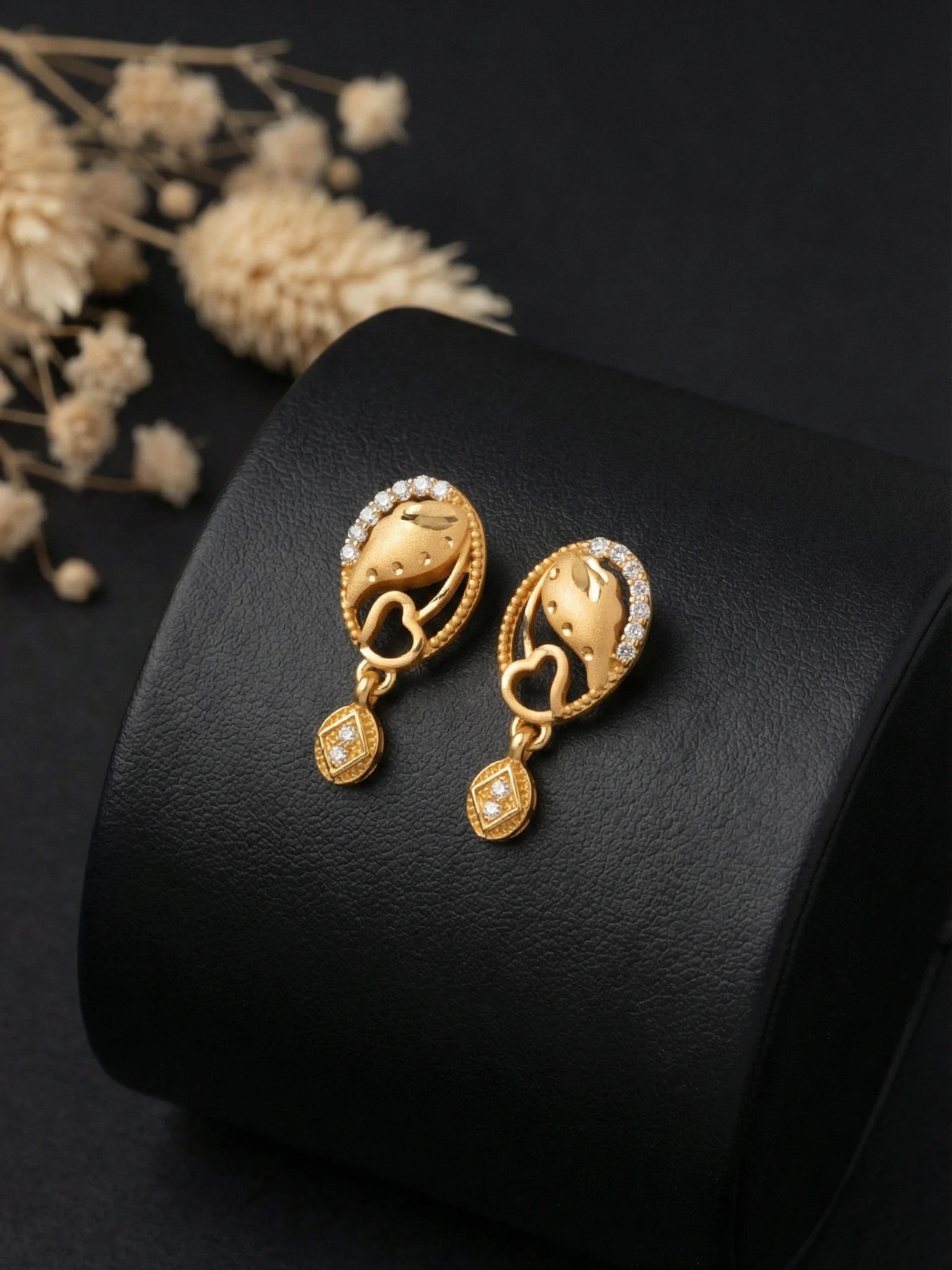 Stylish Gold Earrings