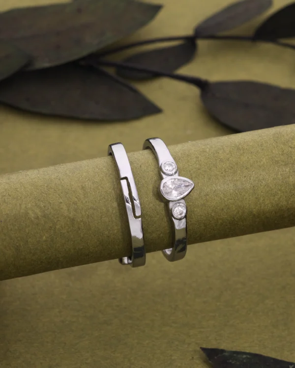 Sparkling Silver Ring