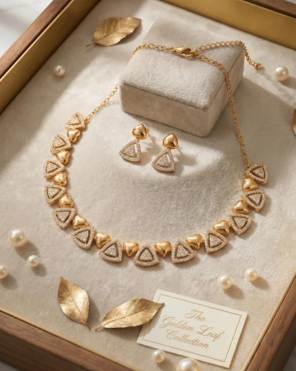 Designer Gold Necklace Set
