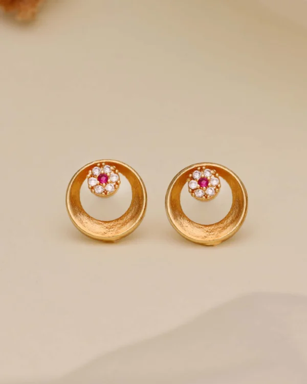 Floral Gold Earrings