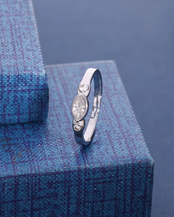 Party Wear Silver Ring