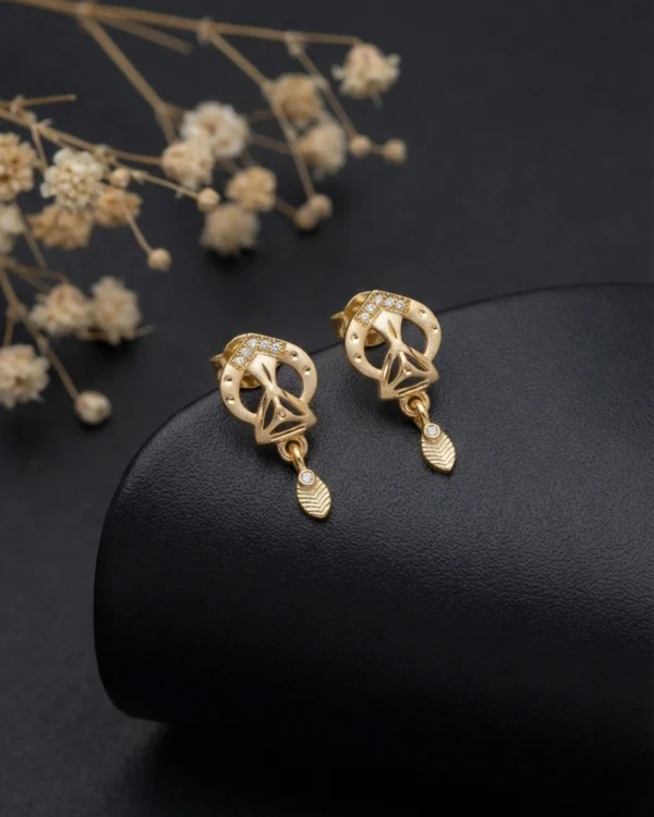 Sparkling Gold Earrings