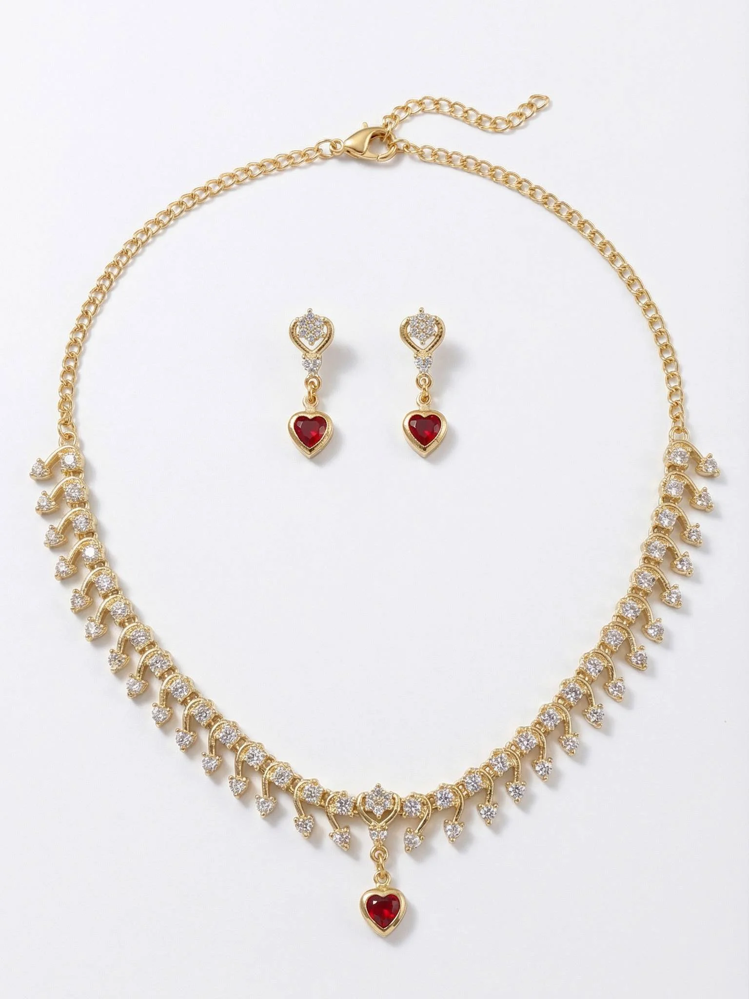 Sparkle Gold Necklace Set - Image 6
