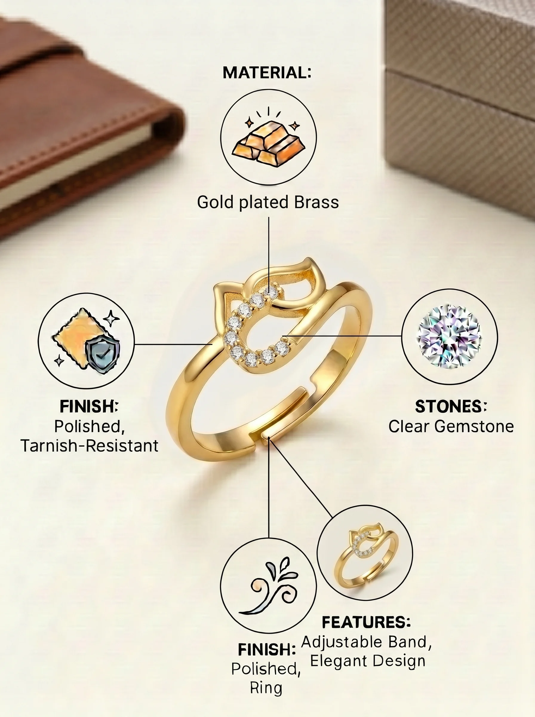 Everyday Gold Ring - Image 3