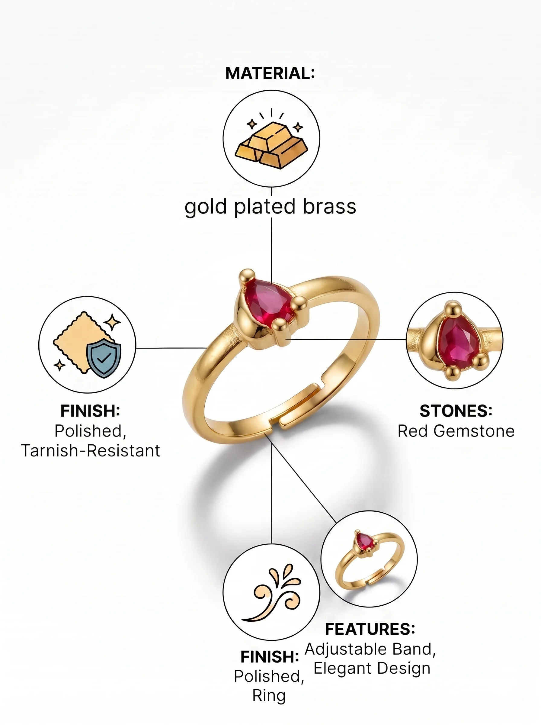 Classic Gold Ring - Image 2