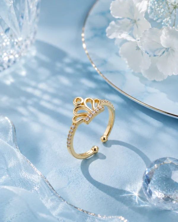 Royal Crown Adjustable Ring