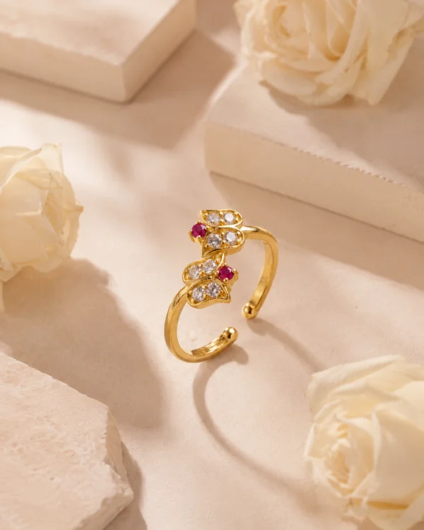 Butterfly Bloom Adjustable Ring