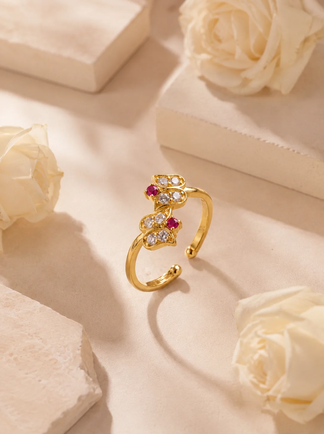 Butterfly Bloom Adjustable Ring