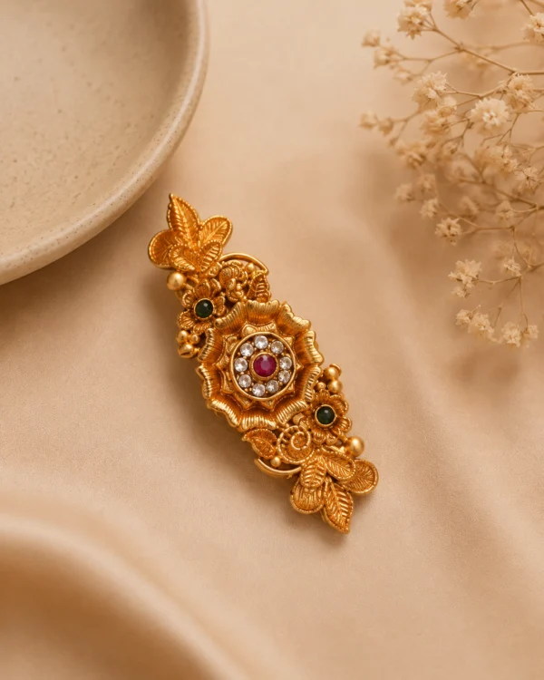 Classic Ethnic Floral Pin