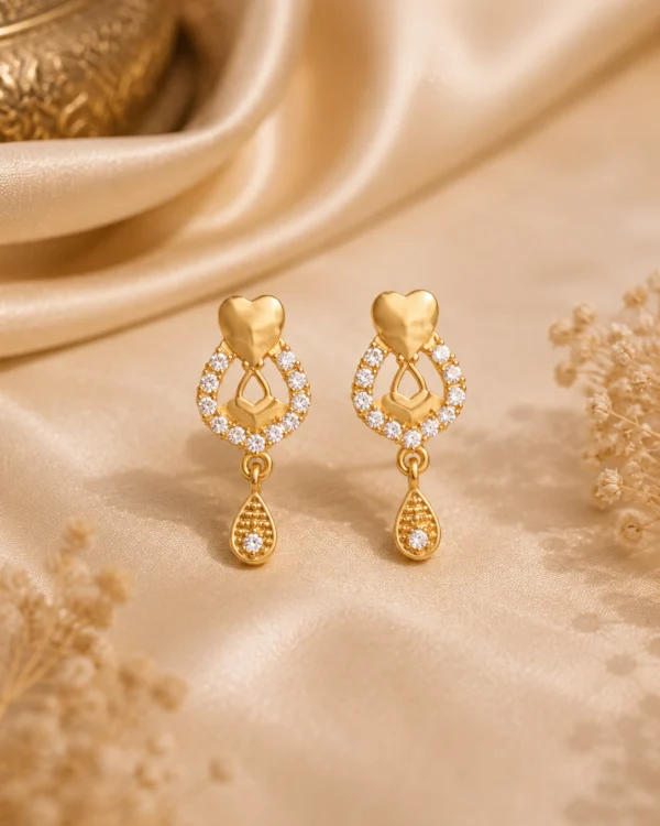 Modern Gold Earrings