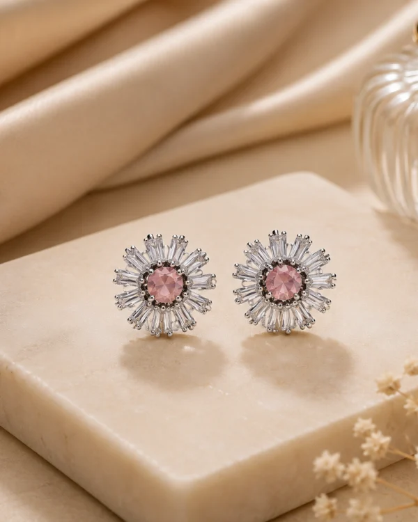 Floral Sparkle Studs