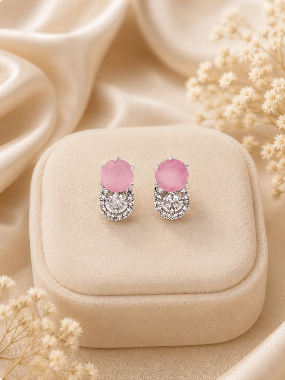 Silver Party Wear Earrings
