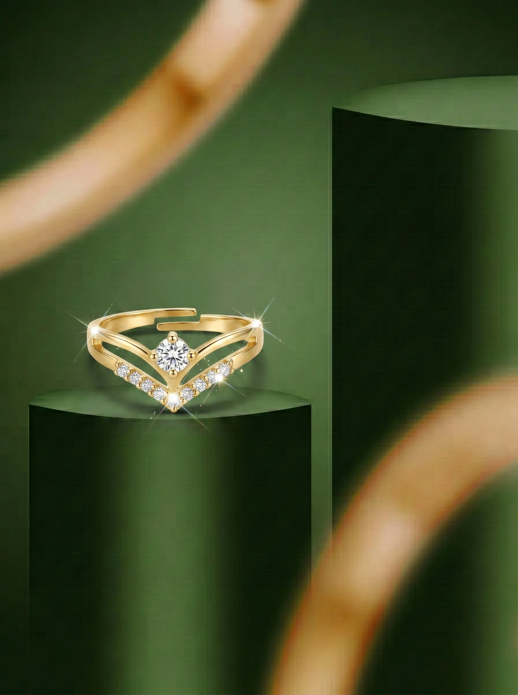 Vintage Gold Ring - Image 5