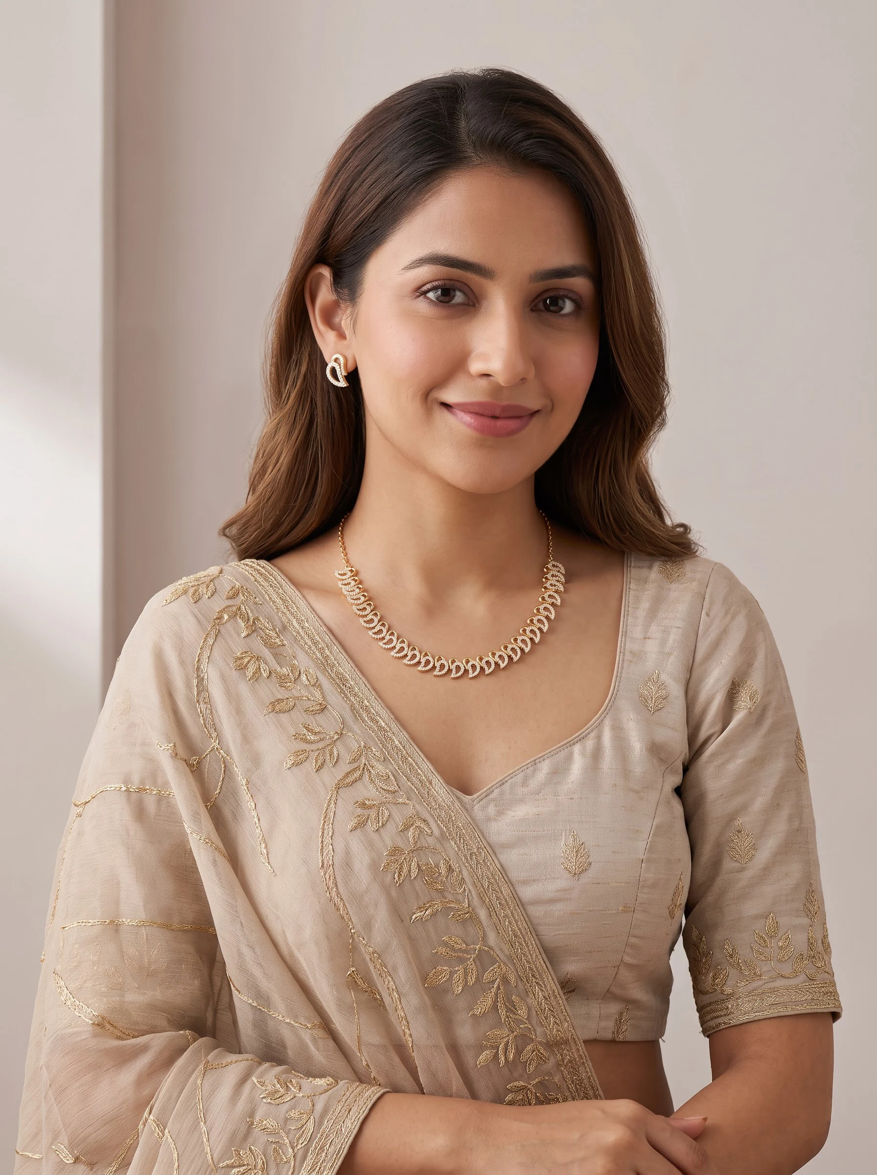 Elegant Gold Jewellery Set - Image 8
